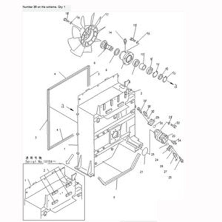 For Komatsu Wheel Loader WA1200-3 WA900-3 WA900L-3 Hydraulic Pump 705-21-26050