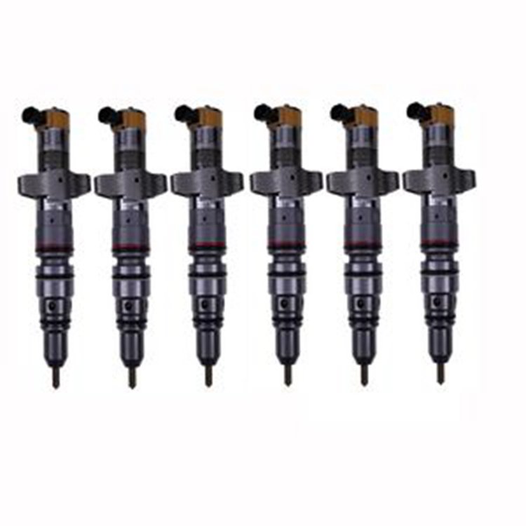 6 Pcs Fuel Injector 268-1836 295-1412 for Caterpillar CAT Engine C7 Forwarder 584 584HD