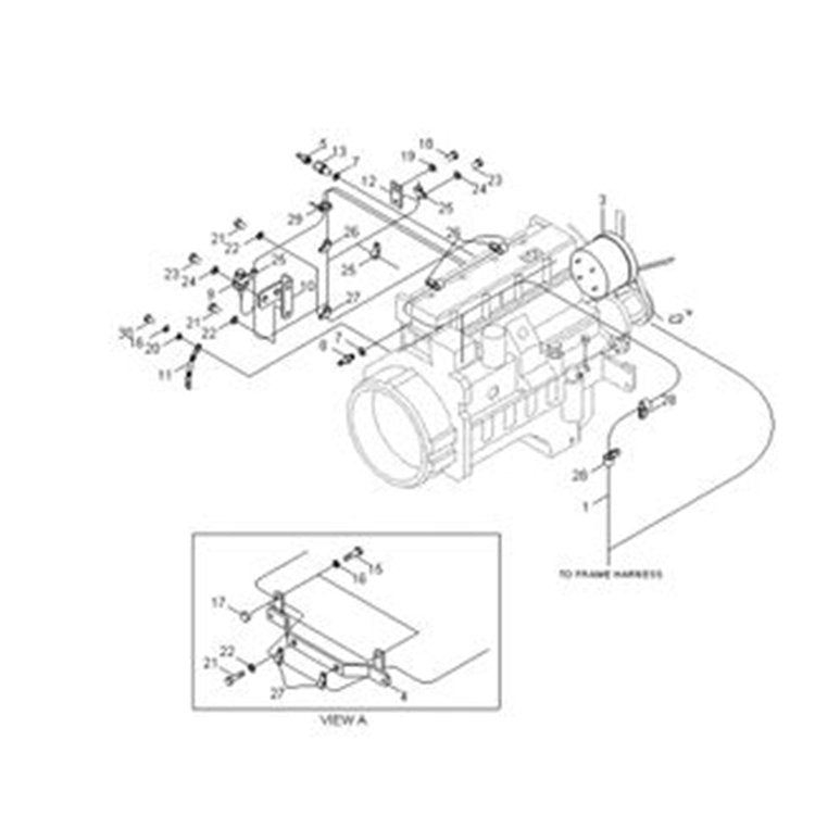 For Hyundai HL720-3 HL720TM-3 Alternator 21L8-00090