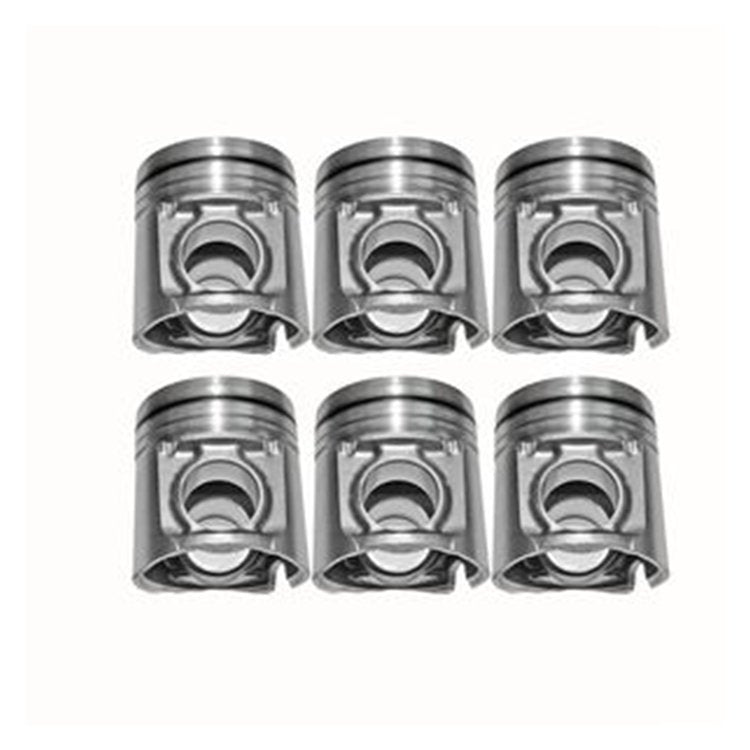 6PCS Piston 3926963 for Cummins Engine 6C8.3 6CT 6CT8.3 QSC8.3 6CTAA