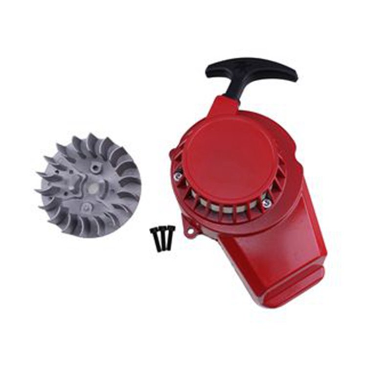 Pull Start Recoil Starter With Flywheel for Pocket Coolster SSR SX50 Mini Dirt Bike Moto Quad ATV 2 Stroke 47cc 49cc