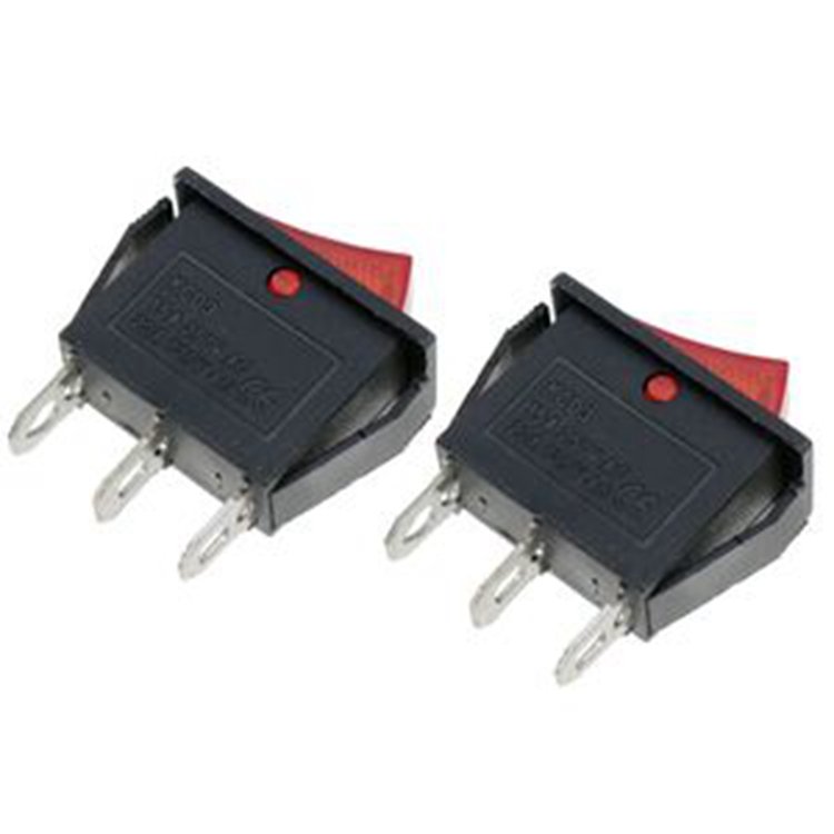 2pcs 120V Rocker Switch Lighted On Off 120927-24 for Electric Fireplaces FMI Desa