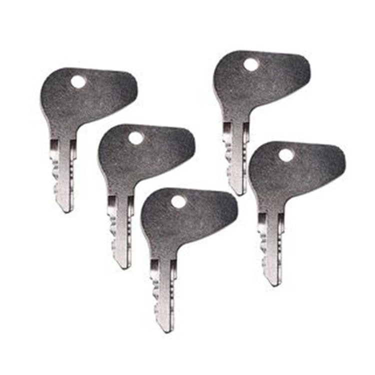 Set of 5 Ignition Start Switch Keys 27800501200 for Mahindra Tractors 2015 2615 3015 2216