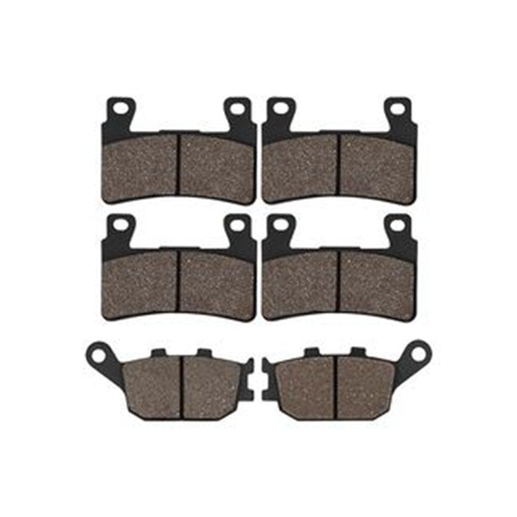 6 Pcs Front Rear Brake Pad FA296 FA174 for Honda Motorcycle CBR600F4i Sport 2001-2006