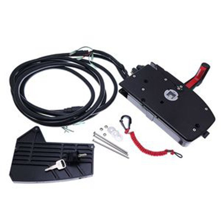 8Pin 12Wires Boat Outboard Right Side Mount Remote Control Box With Cable for Mercury