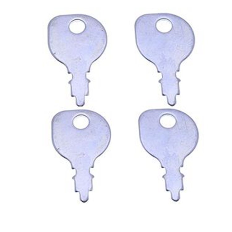 4 PCS Ignition Keys 785808 for Hustler Zero Turn Mower Raptor FasTrak Super Z