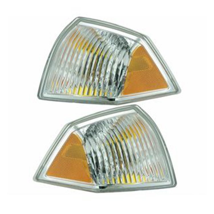 Front Marker Signal Blinker Corner Parking Light Pair Set 68000682AB 68000683AA for 07-10 Jeep Compass