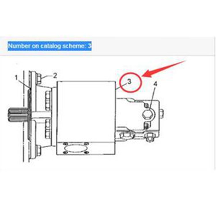 Hydraulic Gear Pump 1U1779 for Caterpillar CAT 980C 980F Wheel Loader 3406 Engine