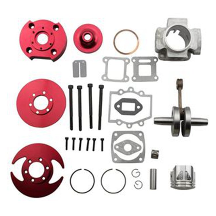 44mm Big Bore 53cc 54cc Top End Kit for 2 Stroke 47cc 49cc Engine Mini Quad Pocket Bike