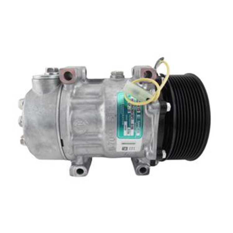 Sanden SD7H15 A/C Compressor 82436934 for Volvo Penta Engine TAD570VE TAD571VE TAD572VE TAD870VE TAD871VE