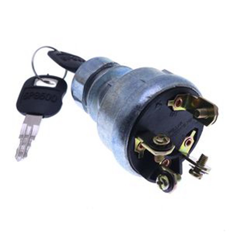 Ignition Starter Switch 163-2660 with 2 Keys for Caterpillar CAT Engine 3054 Backhoe Loader 416C 426C 428C 436C 438C