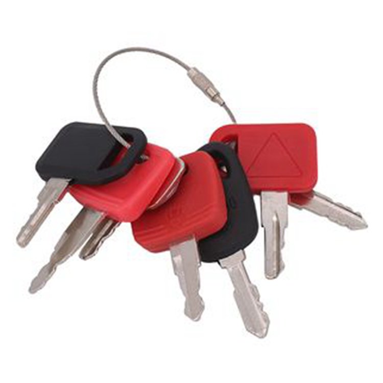 8 Pcs Ignition Key for John Deere Komatsu Hitachi CASE Briggs & Stratton Husqvarna  Kohler Heavy Construction Equipment