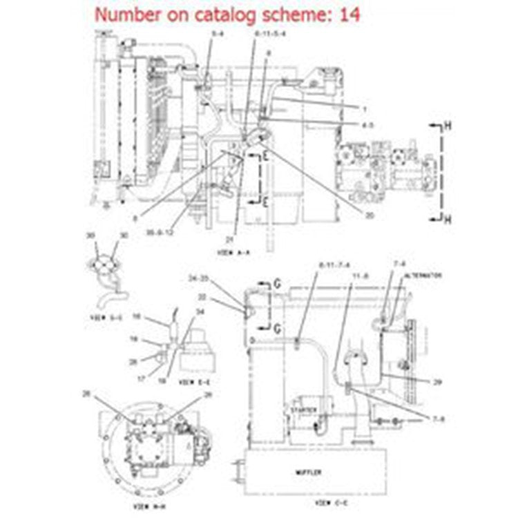 Fule Level Sender 141-2948 for Caterpillar CAT CB-434C Vibratory Compactor 3054 Engine