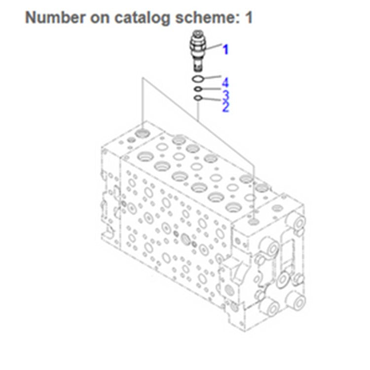 Relief Valve Assy 723-40-94501 for Komatsu Excavator PC200-8 PC210-10 PC220LC-8