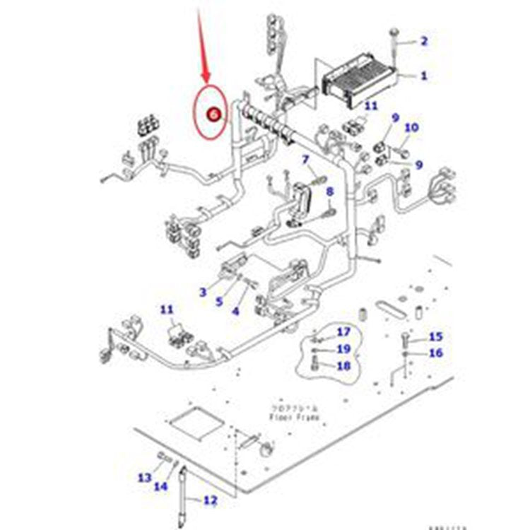 Wiring Harness 20Y-06-31240 20Y-06-71526 for Komatsu PC210-7K PC210LC-7K PC230NHD-7K PC240LC-7K PC290LC-7K PC340LC-7K PC380LC-7K