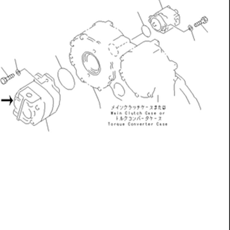 For Komatsu Bulldozer D60P D65E D70LE D85E Hydraulic Pump 705-11-38010