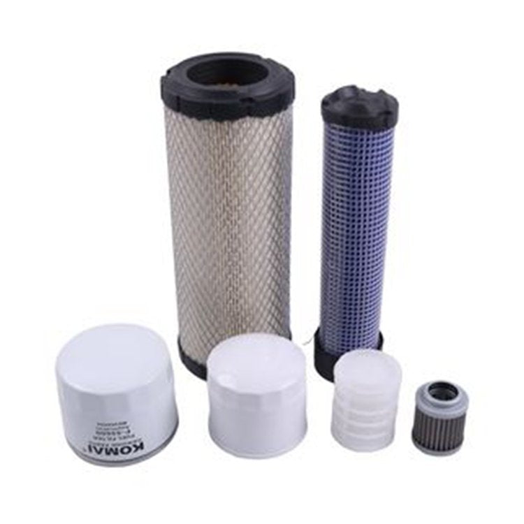 Maintenance Filter Kit for Yanmar Engine 3TNV88 Hitachi Excavator ZX35U-2 ZX35U-2U