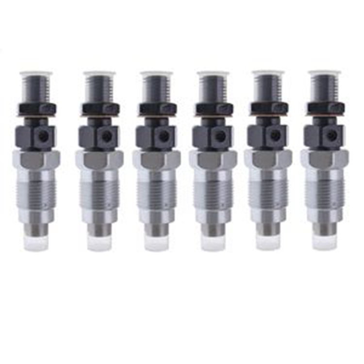 6 Pcs Fuel Injector 093500-7330 23600-19105 for Toyota Engine 1HZ Landcrusier Coaster