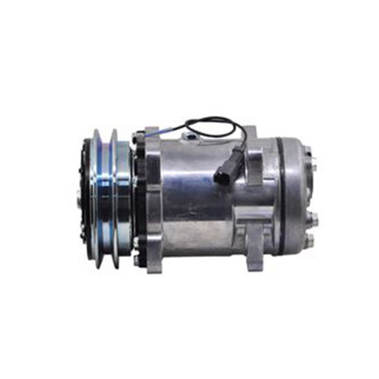 12V Sanden SD510 SD5H16 A/C Compressor 7T-7825 3E-7704 for Caterpillar CAT 205B 206B 211B 416B 426B 438B 918F 950F