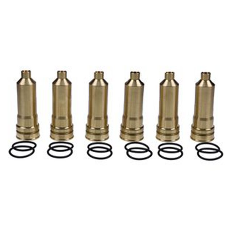 6PCS Injector Sleeve 8-97606661-0 for Isuzu Engine 6HK1 John Deere Excavator 245GLC 225DLC 230GW 220DW 190GW