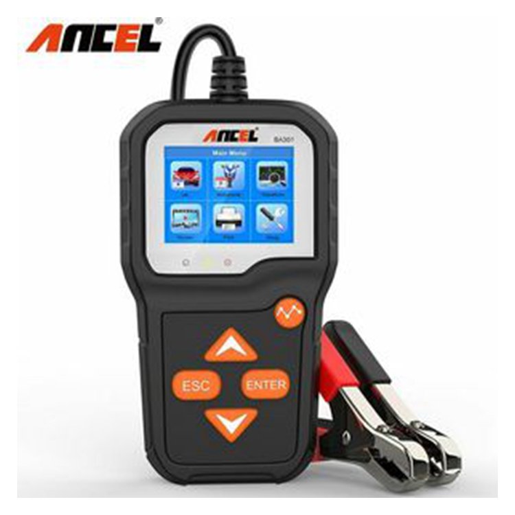 Car Battery Tester Ancel BA301 for 6V 12V Cranking Charging Tester 100 To 2000 CCA Motorcycle Analyzer PK KW600