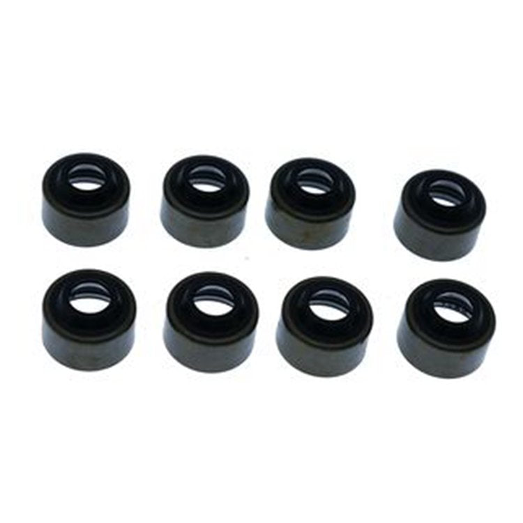 8Pcs Valve Stem Seal Set 1C010-13150 for Kubota Engine V1305 V1505 V3300 V3600 V3800