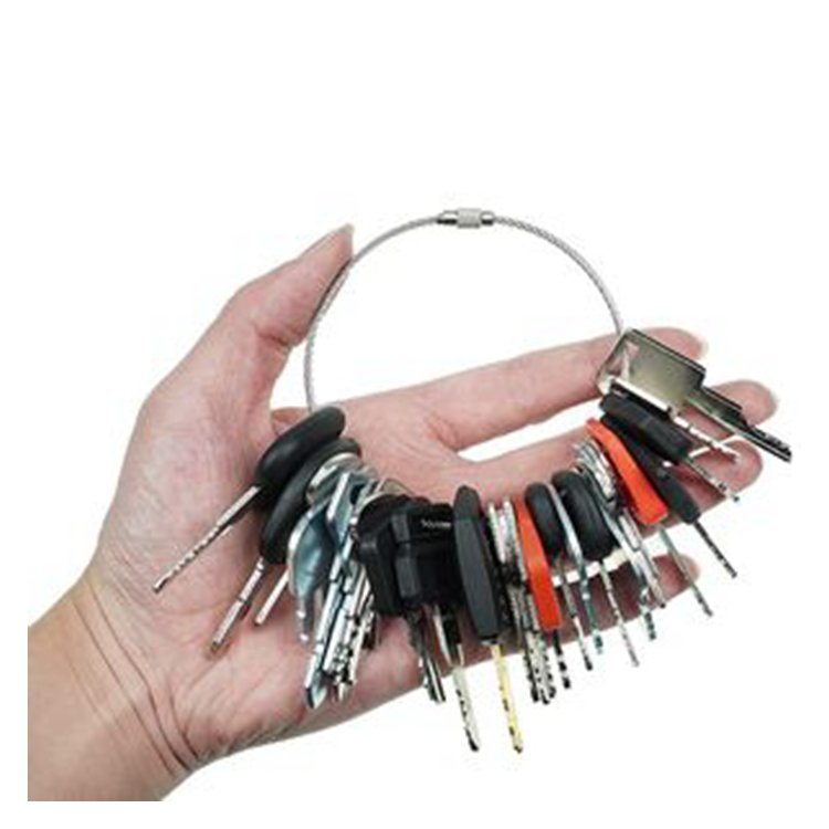 30 Pcs Ignition Key for Caterpillar CAT Komatsu Kubota Case John Deere JCB NH Volvo Heavy Equipment