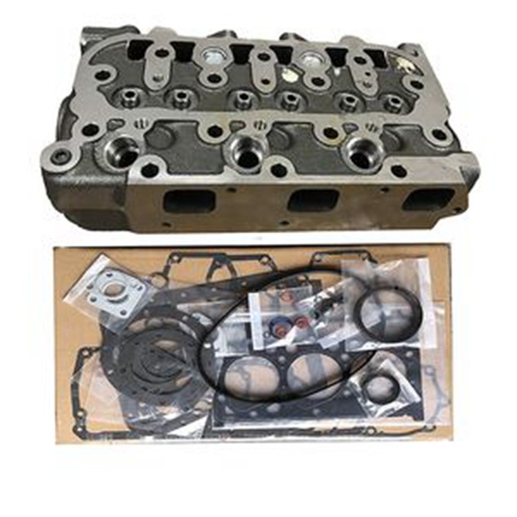 Complete Cylinder Head With Valves + Full Gasket Kit for Kubota D850 D850-5B D850-BH-W Engine B1550D B1550E B6200D B6200E