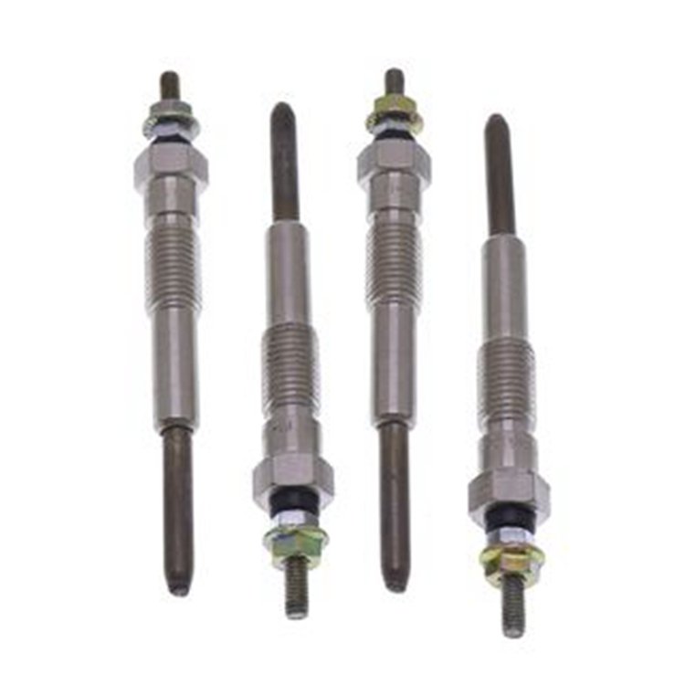 For Komatsu Engine 4D95 Glow Plug 4 Units 1 Set