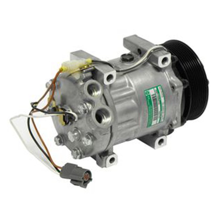 Sanden SD7H15 A/C Compressor 338-9099 for Caterpillar CAT Engine C13 C15 C18 C9.3 Petroleum Package CX31-C13I CX31-C18I CX35-C18I