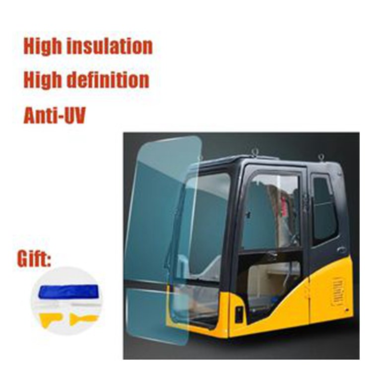 Excavator Glass Explosion-proof Insulation Protective Film for Komatsu Caterpillar Hitachi Volvo Doosan Daewoo Kobelco Hyundai