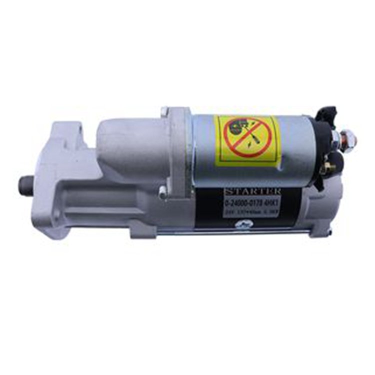 24V Starter Motor 0-24000-0178 898054-0630 for Hitachi Excavator ZAX200-3 ZAX230-5 Isuzu Engine 4HK1