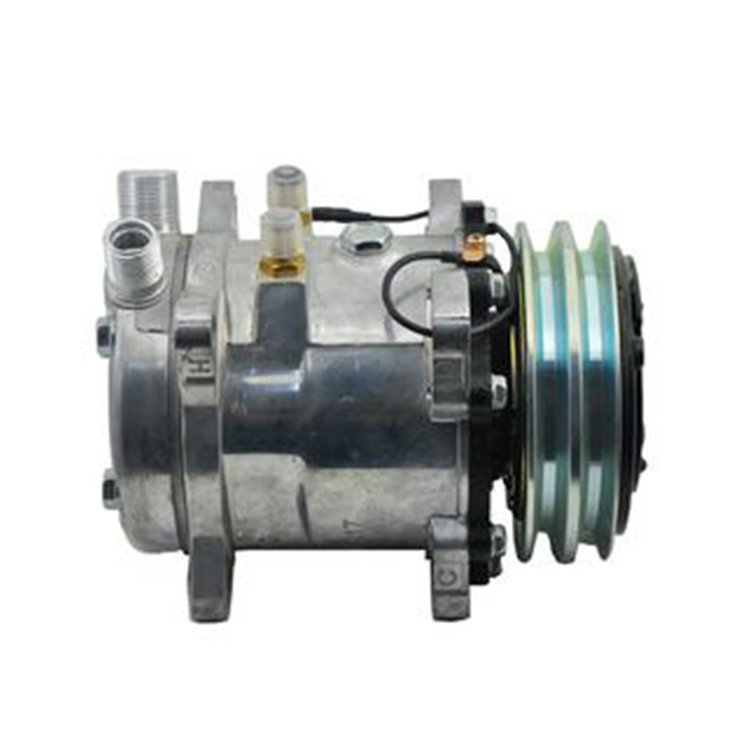 12V Sanden SD5H11 A/C Compressor 87546525 for CASE Skid Steer Loader 410