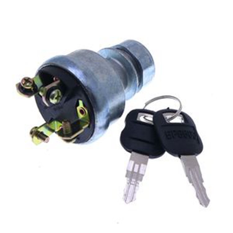 Ignition Switch 4 Wire With 2 Keys 9G-7641 for Caterpillar CAT Excavator E303 E304 E305