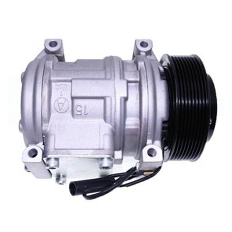 Denso 10PA15C Air Conditioning Compressor AL176858 for John Deere Skid Steer Loader 333D 332D 329D 328D