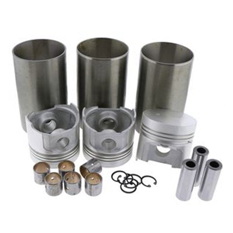 STD D1402 Pistons with Pin & Rings & Liners Kit STD for Kubota Engine KH91 Excavator