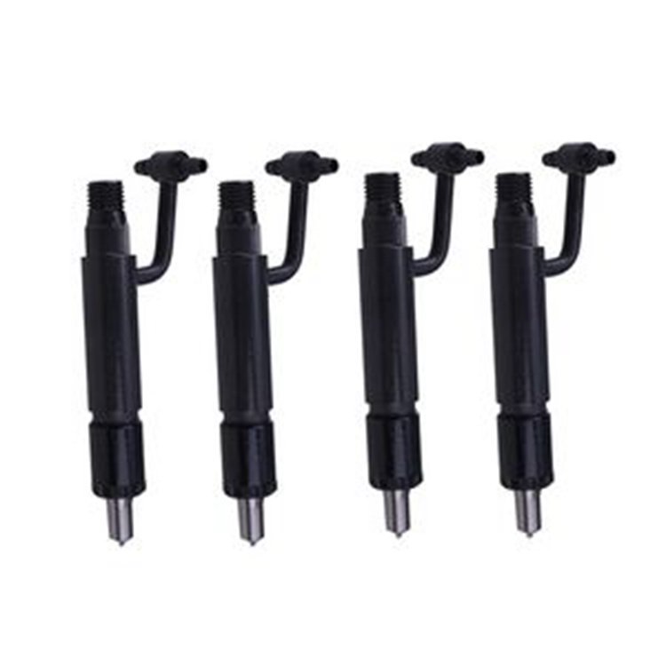 4 Pcs Fuel Injector AT212037 729902-53200 for Yanmar Engine 4TNE98 4TNE98-SA John Deere Loader 304H