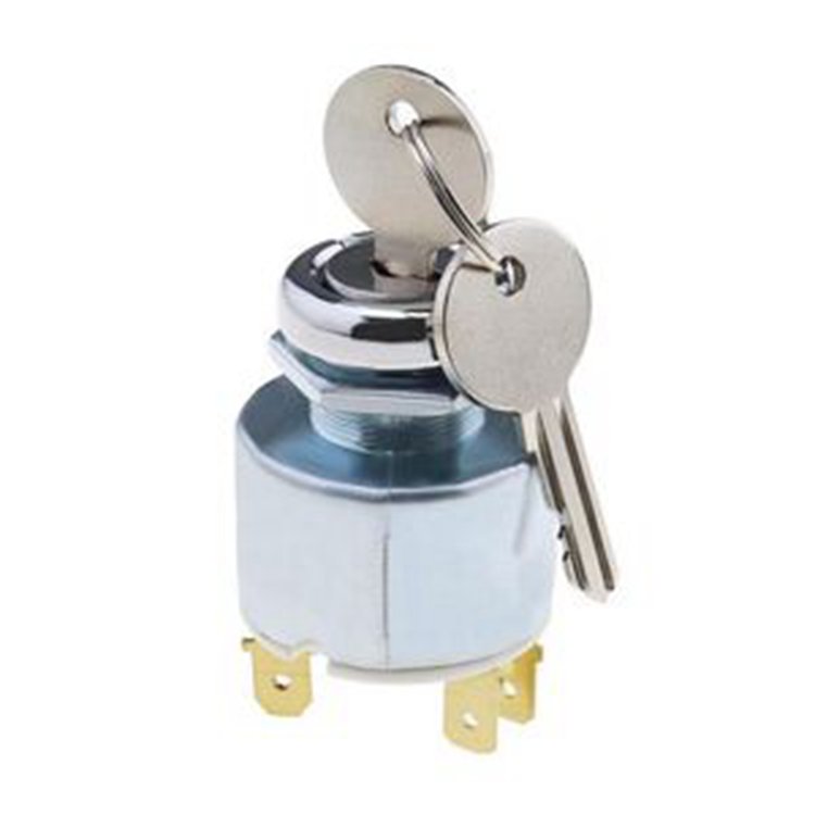 3 Position 5 Terminal Wire Ignition Starter Switch With 2 Keys 31973K4183 SPB501 551508G for Cars?Motorcycles Boats