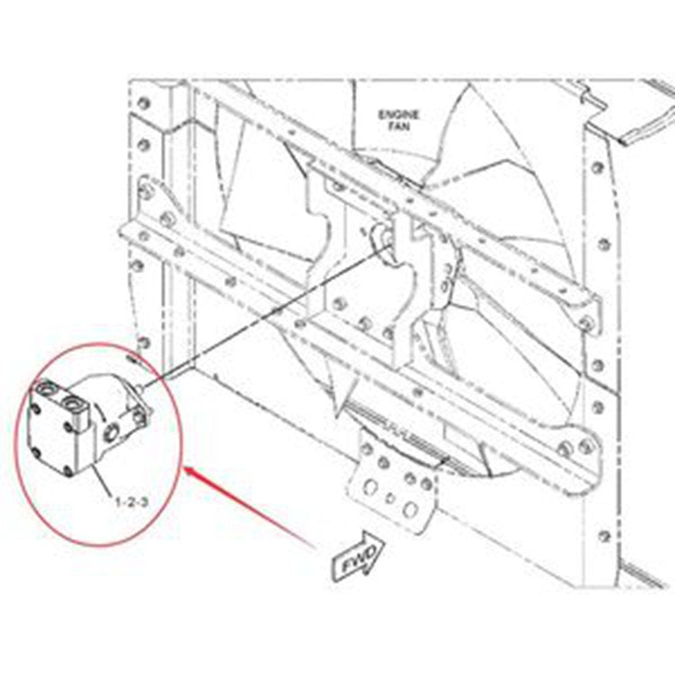 Fan Motor 370-7601 for Caterpillar CAT 986 986K 986H Wheel Loader C15 Engine