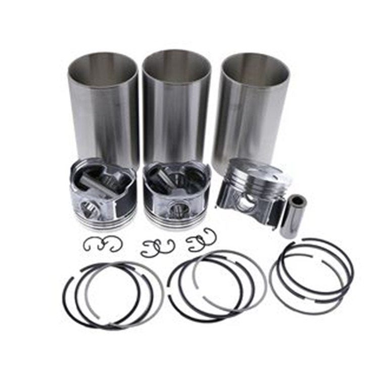 Engine D902 Piston with Pin & Rings & Liners Kit STD for Kubota KX41-3 Excavator