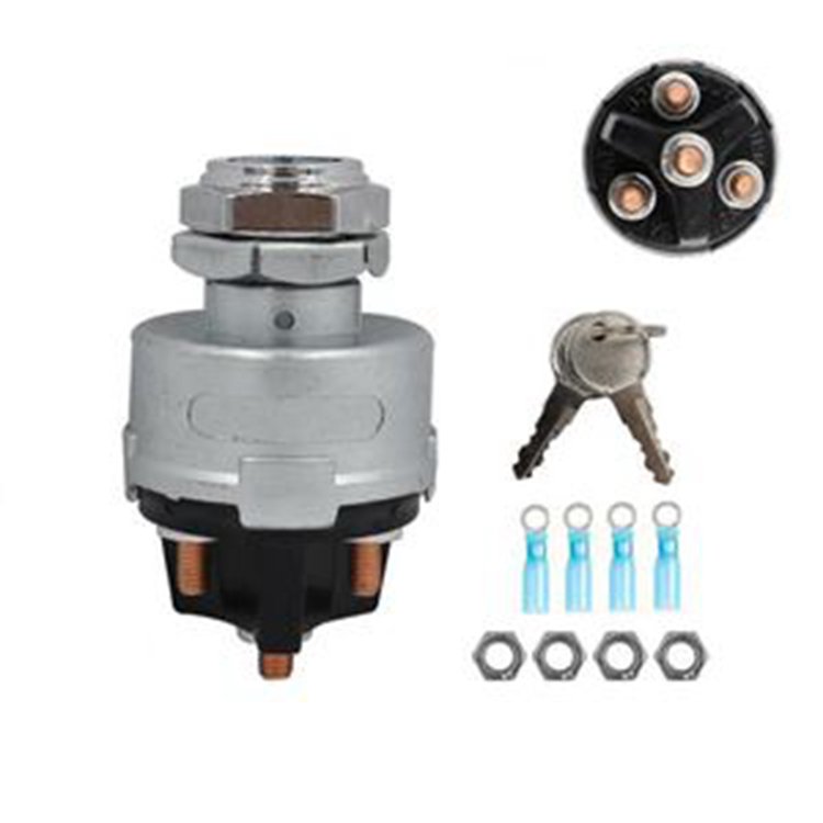 12V Universal Ignition Switch 2-GM Style Keys 4Position On Off Start ACC for Car Truck