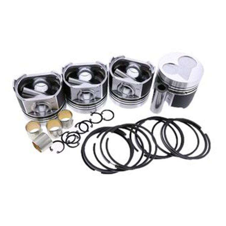 Piston Kit With Ring for Kubota V2203 Indirect Injection Engine Bobcat 7753 763 773 S150 S160 331 334 341 5600