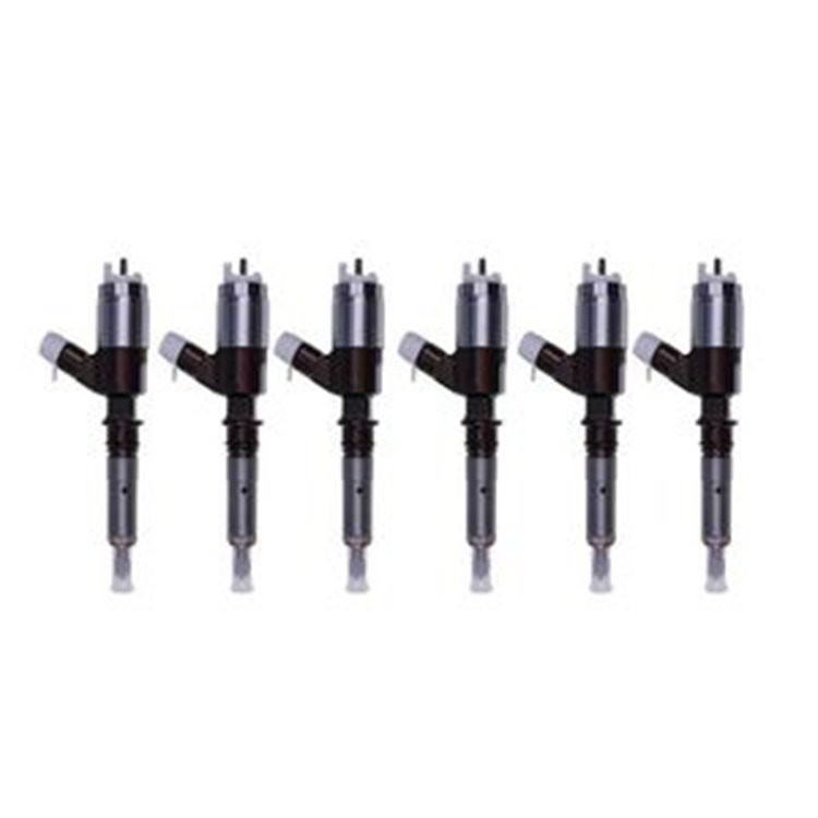 6 Pcs Fuel Injector 320-0670 10R -7670 306-9370 for Caterpillar CAT Engine C6.6 Excavator 312D 320D 321D 323D