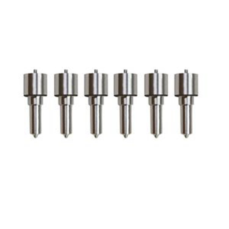 6 Pcs Fuel Injector Nozzle DLLA145P574 for Cummins Engine 6B 6BT 6BTA 5.9L Hyundai Excavator R210-3