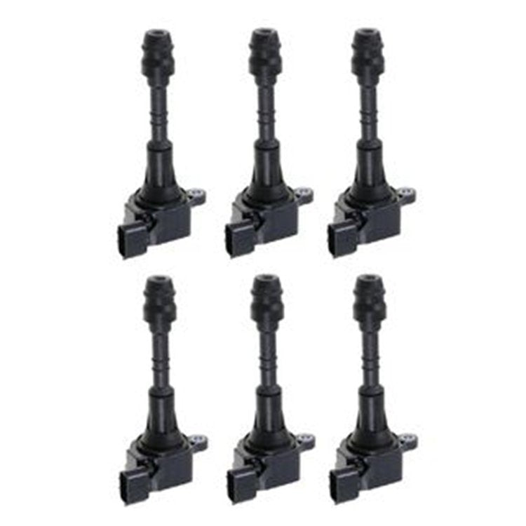 6 PCS Ignition Coil 22448-AL610 for G35 350Z 3.5L 03-08 Infiniti FX35 M35