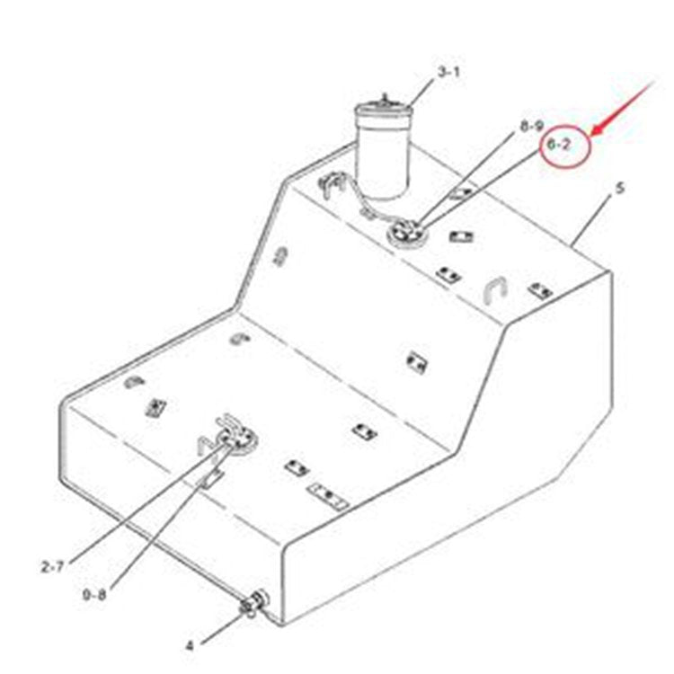 Fuel Level Sender 2203824 for Caterpillar CAT CS-533E CP-533E Vibratory Compactor 3054C Engine