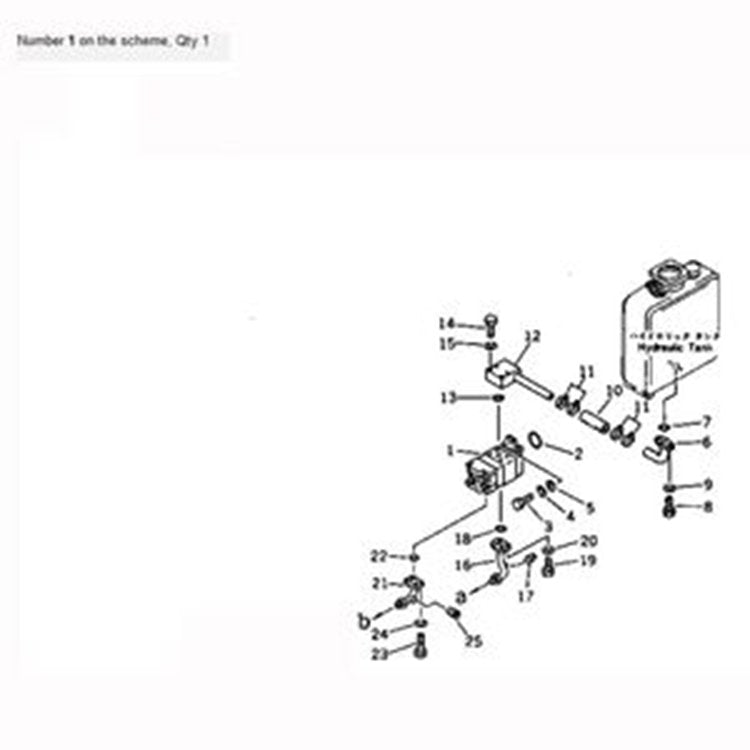 For Komatsu Grader GD600R-3 GD605A-3 GD505A-2 GD655A-3 Hydraulic Pump 705-52-10050