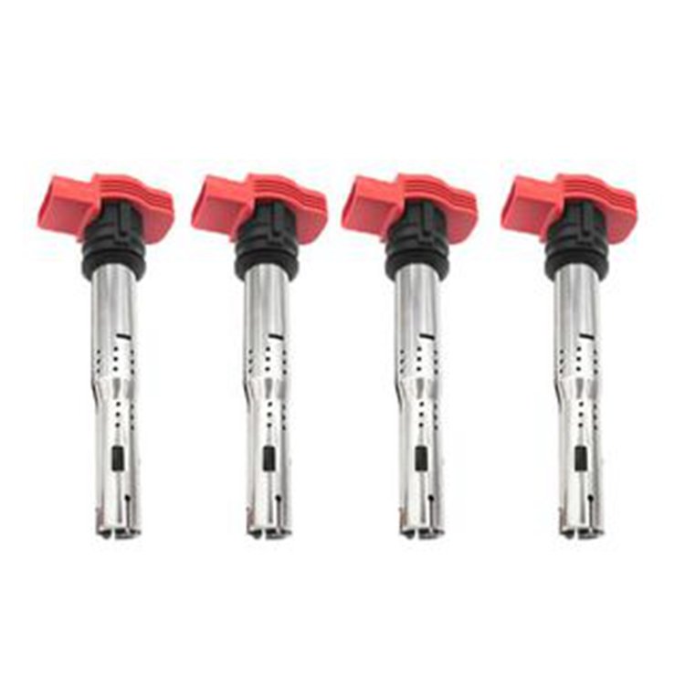 4 PCS Ignition Coil 06E905115E for TT A4 A5 Q5 VW Golf Passat Jetta GTI 2.0T 2.0L UF529