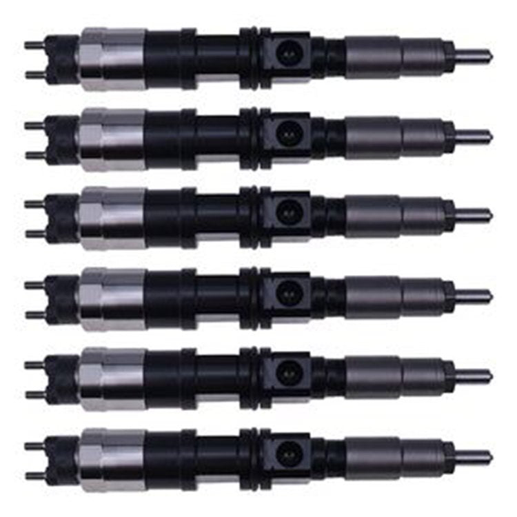 6Pcs Fuel Injector RE516540 RE507860 095050-5050 for John Deere 6068 6081 6090