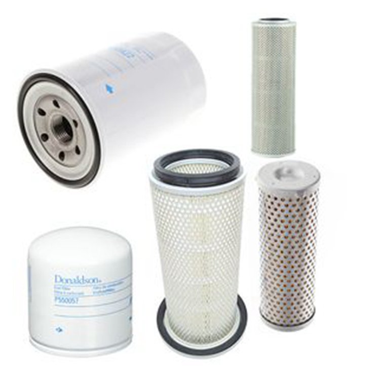 Air & Fuel & Oil & Hydraulic Filter for Isuzu Engine 4BD1 Hitachi Excavator EX100-2 EX100-3